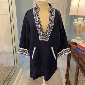 Tory Burch embroidery beach tunic